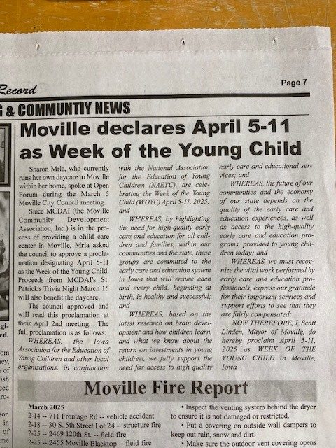 Moville newspaper